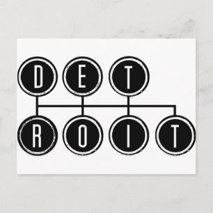 Cartão Postal Detroit Shifter
