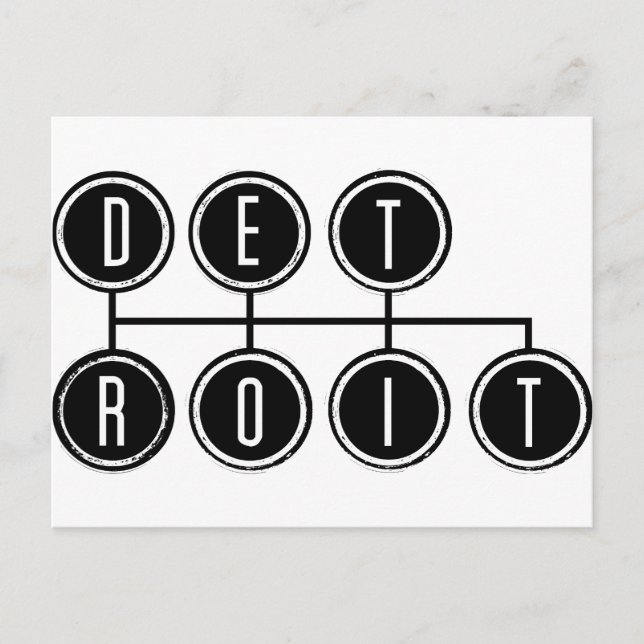 Cartão Postal Detroit Shifter (Frente)