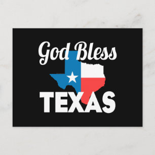 Cartão Postal deus abençoe Texas