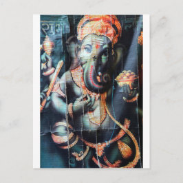 Cartão Postal Deus do Sucesso Hindu de Ganesha