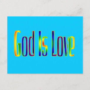 Cartão Postal Deus é amor