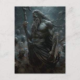 Cartão Postal Deus e monstros - Poseidon