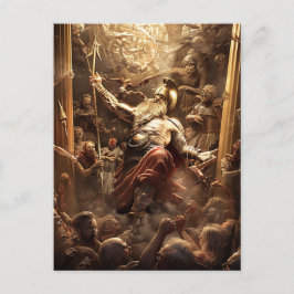 Cartão Postal Deus e monstros - Zeus