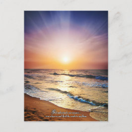 Cartão Postal Deus entende as nossas orações mesmo quando...