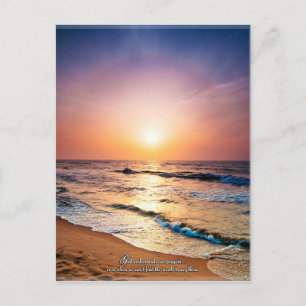 Cartão Postal Deus entende as nossas orações mesmo quando...