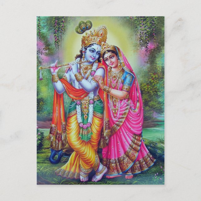 Cartão Postal deus indiano (Frente)