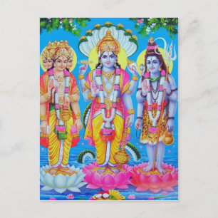 Cartão Postal deus indiano
