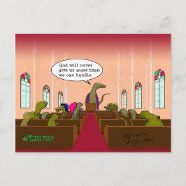 Cartão Postal Deus Nunca Nos Dá Mais Do Que Podemos Lidar