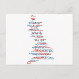 Cartão Postal Deus Salve a Rainha