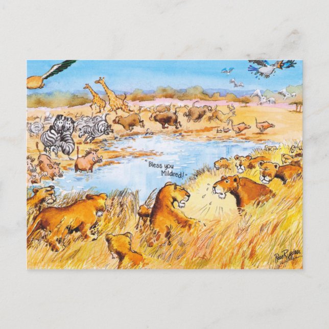 Cartão Postal Deus te abençoe! (Frente)