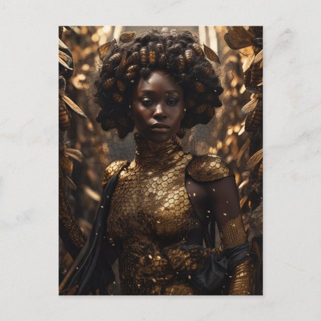 Cartão Postal Deusa das Abelhas do Mel (Frente)