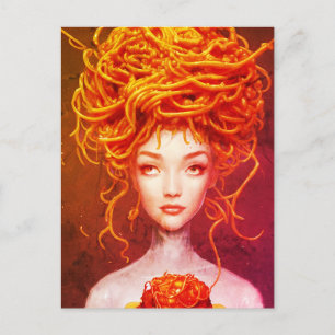 Cartão Postal Deusa do Espaguete