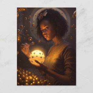 Cartão Postal Deusa dos Insetos Científicos