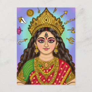 Cartão Postal Deusa Durga