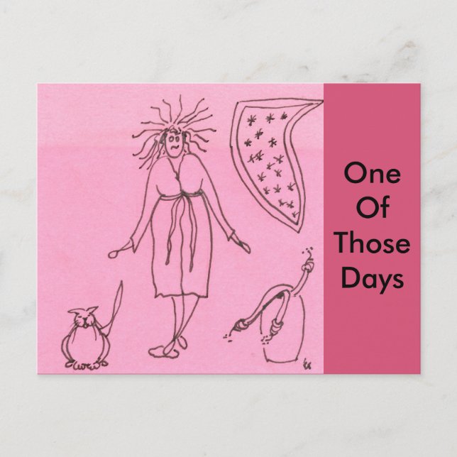 Cartão Postal Deusa Engraçada Cat Gak (Frente)