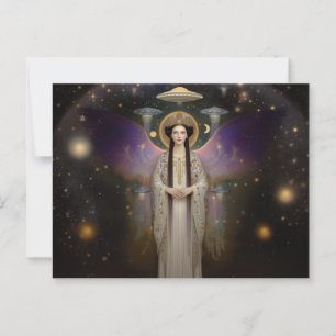Cartão Postal Deusa Estelar Anunnaki Ishtar Arte de Alta Frequên