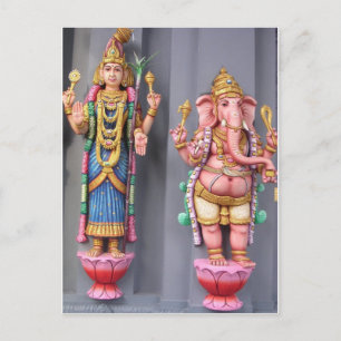 Cartão Postal Deuses hindus