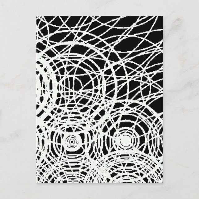 Cartão Postal deuses tocam a água preta (Frente)