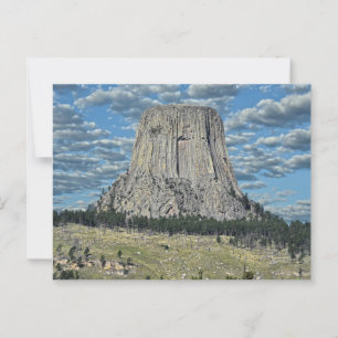 Cartão Postal Devils Tower National Monument, Wyoming