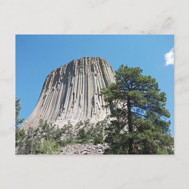 Cartão Postal Devils Tower Wyoming (Frente)