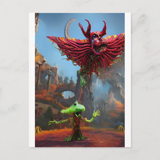 Cartão Postal Devotado ao Sonho (Frente)