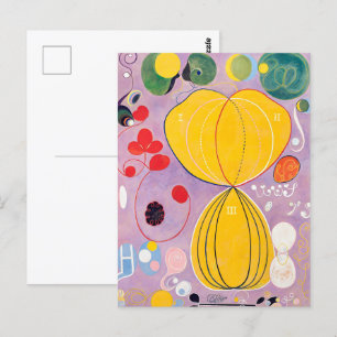 Cartão Postal Dez Maiores, Nº 7, Aduldade   Hilma af Klint  