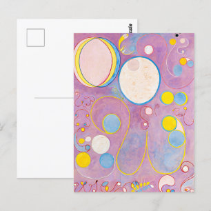Cartão Postal Dez Maiores, Não 8, Adulthood   Hilma af Klint  