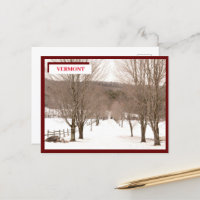 Dezembro White Snow Green Mounties Vermont