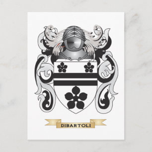 Cartão Postal Di Bartoli Casaco de Arms