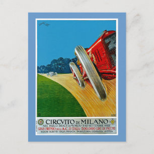 Cartão Postal Di Milão de Circuito
