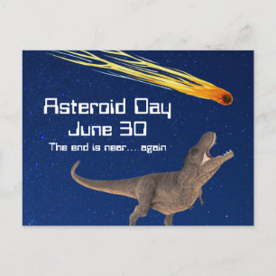 Cartão Postal Dia Asteroide 30 de junho