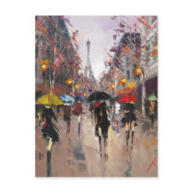 Dia chuvoso em Paris