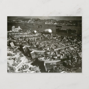 Cartão Postal Dia D da Segunda Guerra Mundial no Sul da França