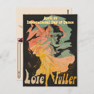 Cartão Postal Dia da Dança da Nação - Arte Bela da Dança Moderna