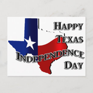 Cartão Postal Dia da Independência do Texas