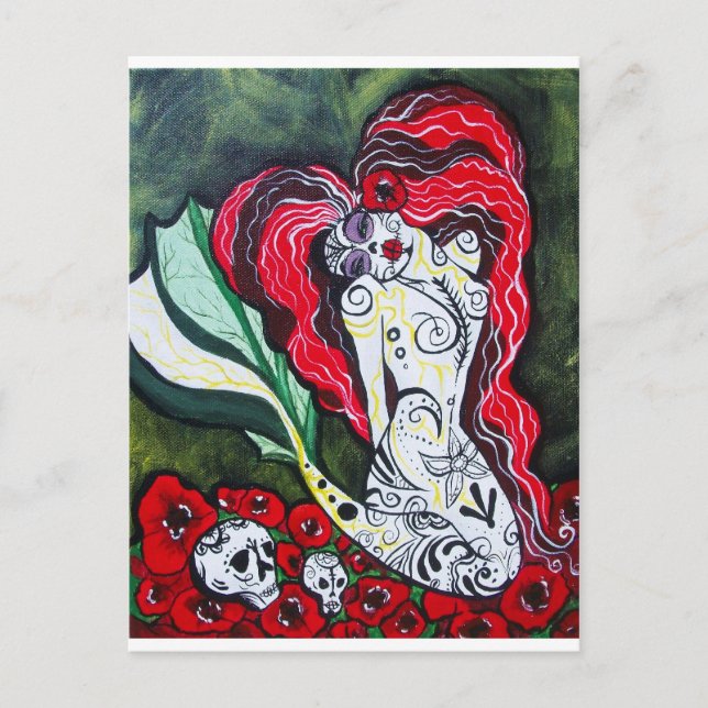 Cartão Postal Dia da Má Sereia Morta (Frente)
