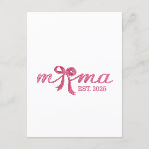 Cartão Postal Dia da Mãe do Arco Rosa Quente Est 2025