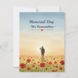 Cartão Postal "Dia da Memória – Nós Lembramos."