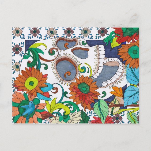 Cartão Postal Dia da Placa de posto dos mortos 9 (Frente)