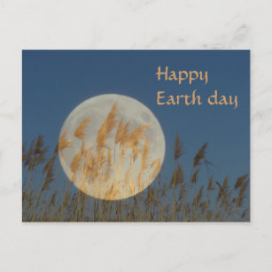 Cartão Postal Dia da Terra Feliz