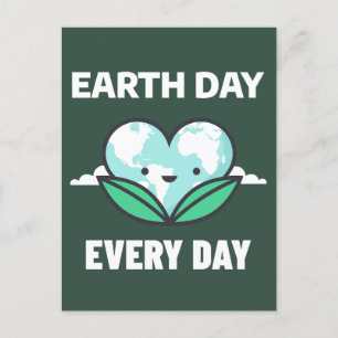Cartão Postal Dia da Terra Todos os Dias