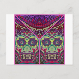 Cartão Postal Dia das Irmãs MortasDia do Muertos Peles de Açúcar