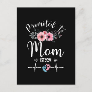 Cartão Postal Dia das Mães Engraçado com Florais 2024