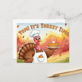 Cartão Postal Dia de Ação de Graças