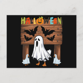 Cartão Postal Dia de as Bruxas engraçado