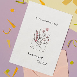 Cartão Postal Dia de as mães