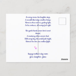 Cartão Postal Dia de as mães