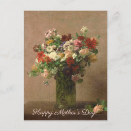 Cartão Postal Dia de as mães - Buquê Floral | Belas-Arte Frances