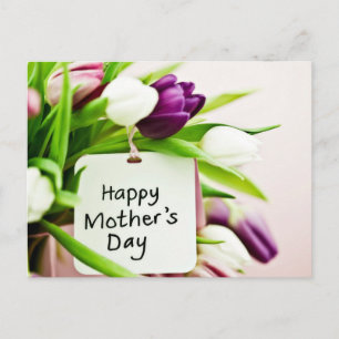 Cartão Postal Dia de as mães Feliz
