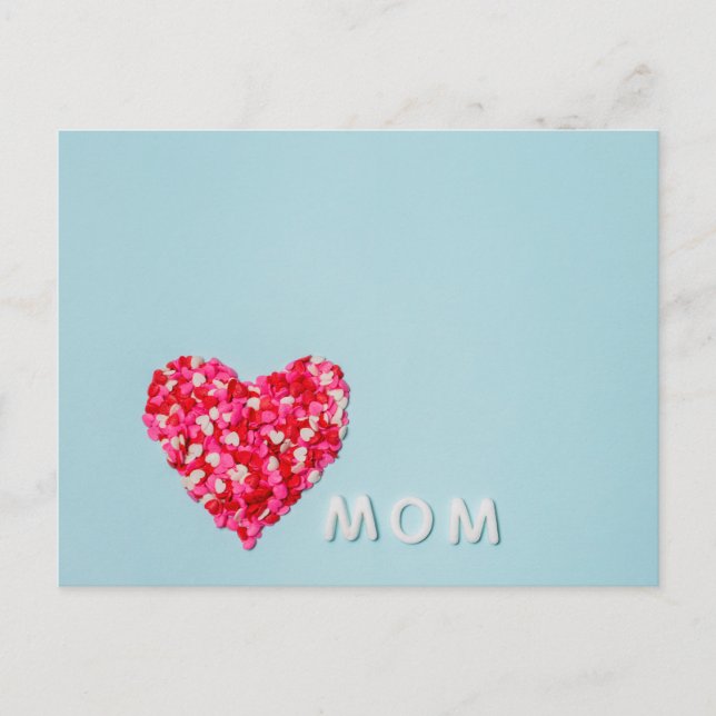 Cartão Postal Dia de as mães Feliz (Frente)